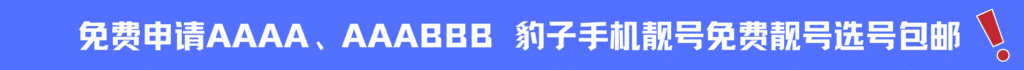 手机靓号选号3